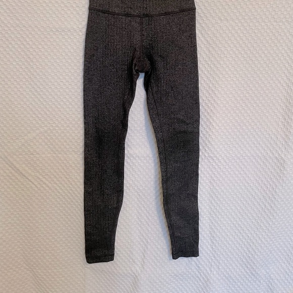 Lululemon wonder Under Herringbone Leggings size 6 - Picture 2 of 8